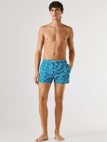 Shorts de bain ' Dotted Palms' Pepe Jeans en bleu