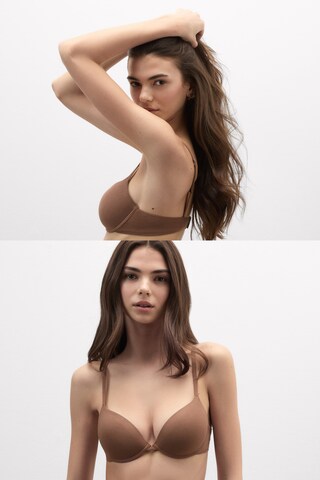 INTIMISSIMI Push-up Bra 'Bellissima' in Brown