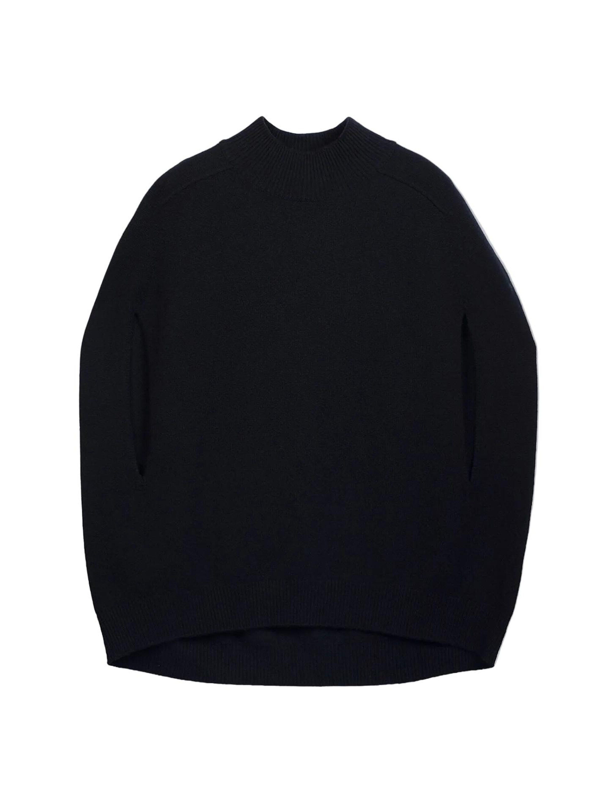 juoda GOBI Cashmere Apsiaustas: priekis