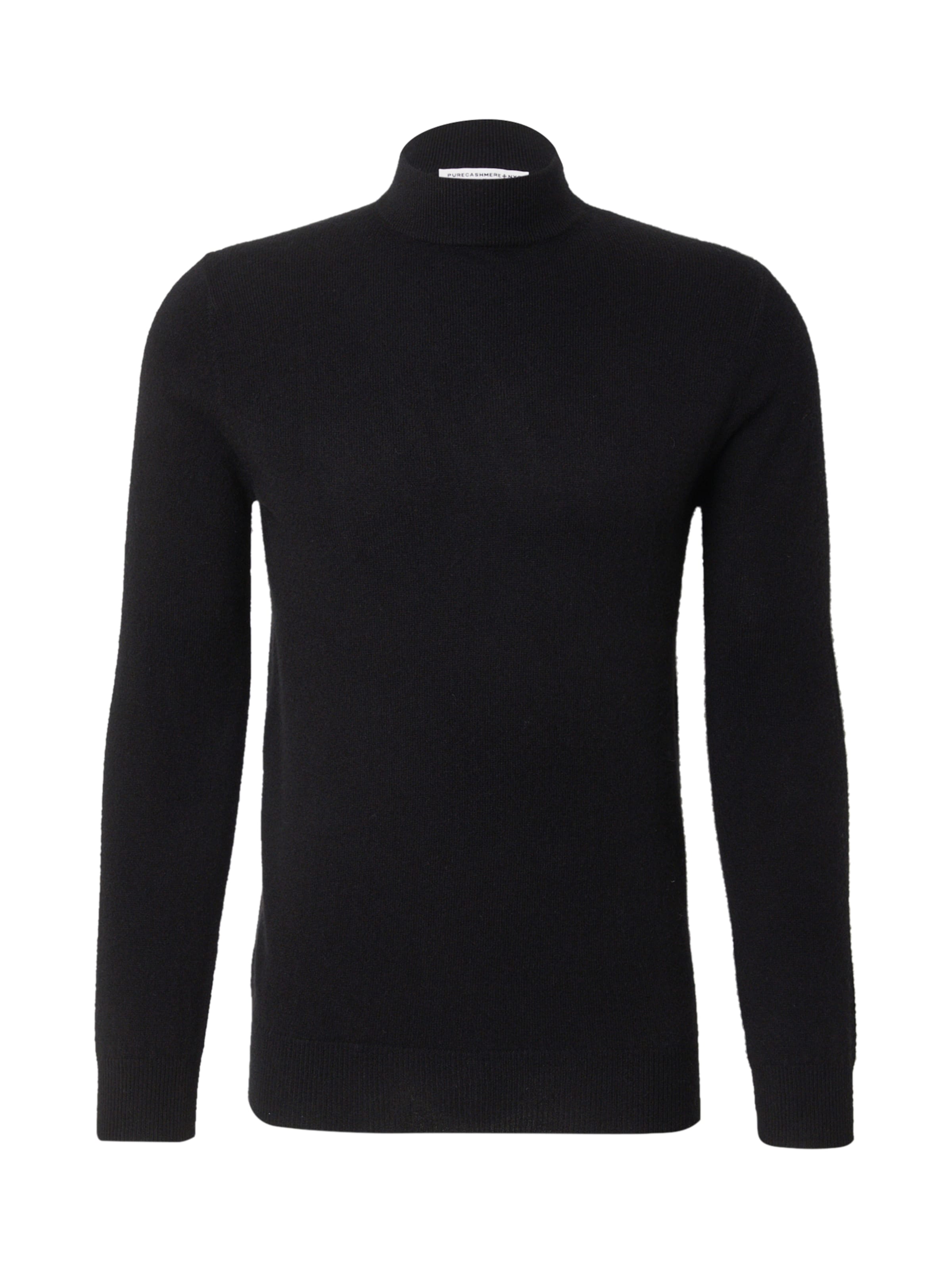 Pure Cashmere NYC Sweater in Black: front