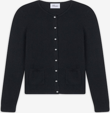 JUST CASHMERE Neuletakki 'KATHARINE' värissä musta: etupuoli