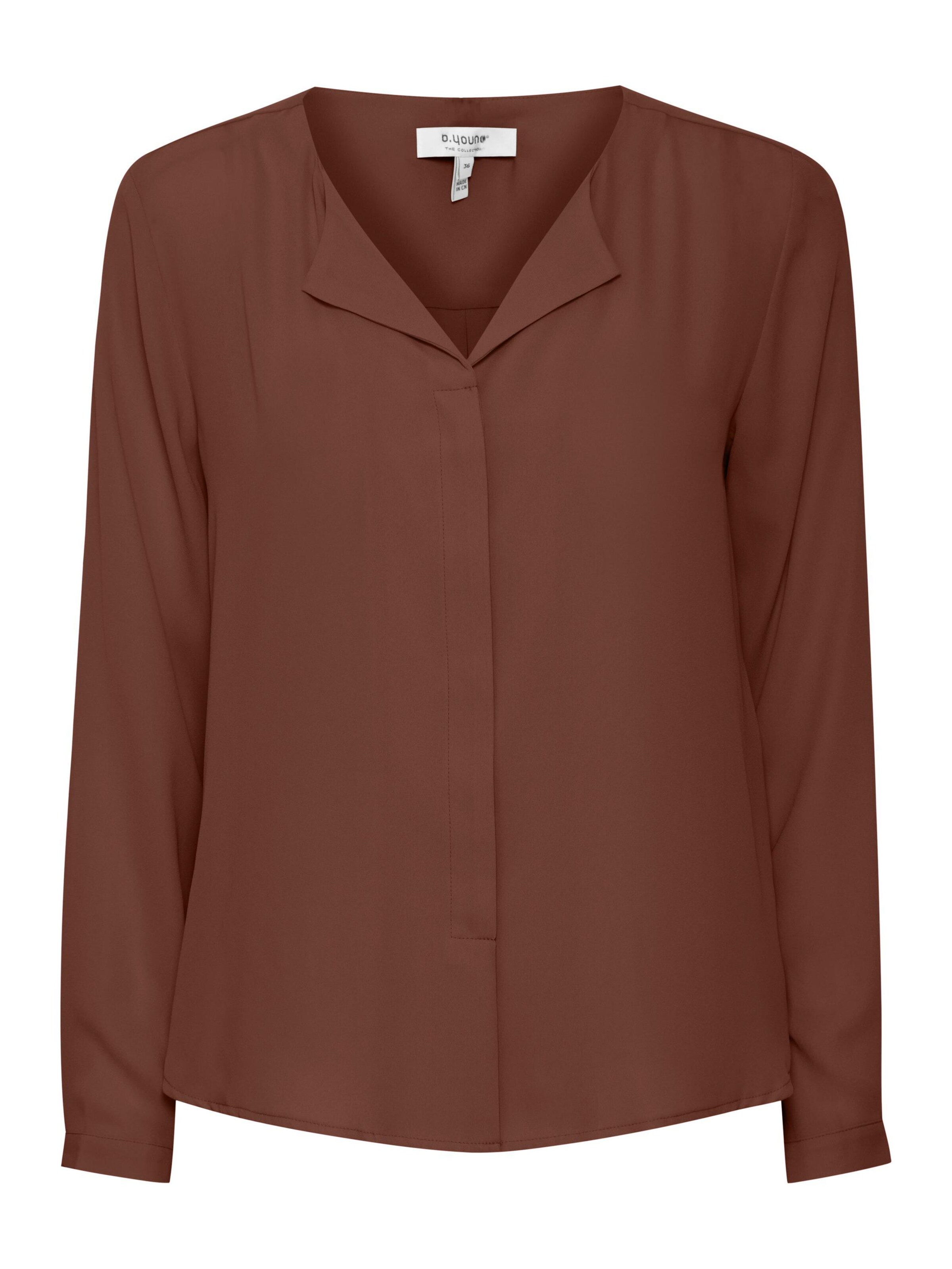 b.young Bluse 'Hialice' i brun: forside