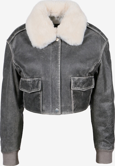 Demisezoninė striukė 'In Sight' iš FREAKY NATION, spalva – pilka / balta, Prekių apžvalga