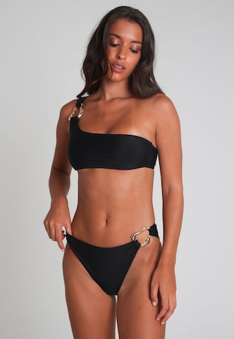 Moda Minx Bikinibroek 'Irregular Hoop' in Zwart