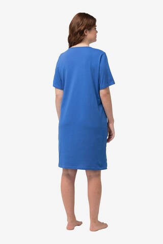 Ulla Popken Nachthemd in Blauw