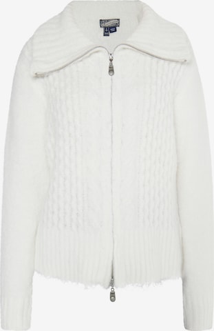 Cardigan 'Altiplano' DreiMaster Vintage en blanc : devant