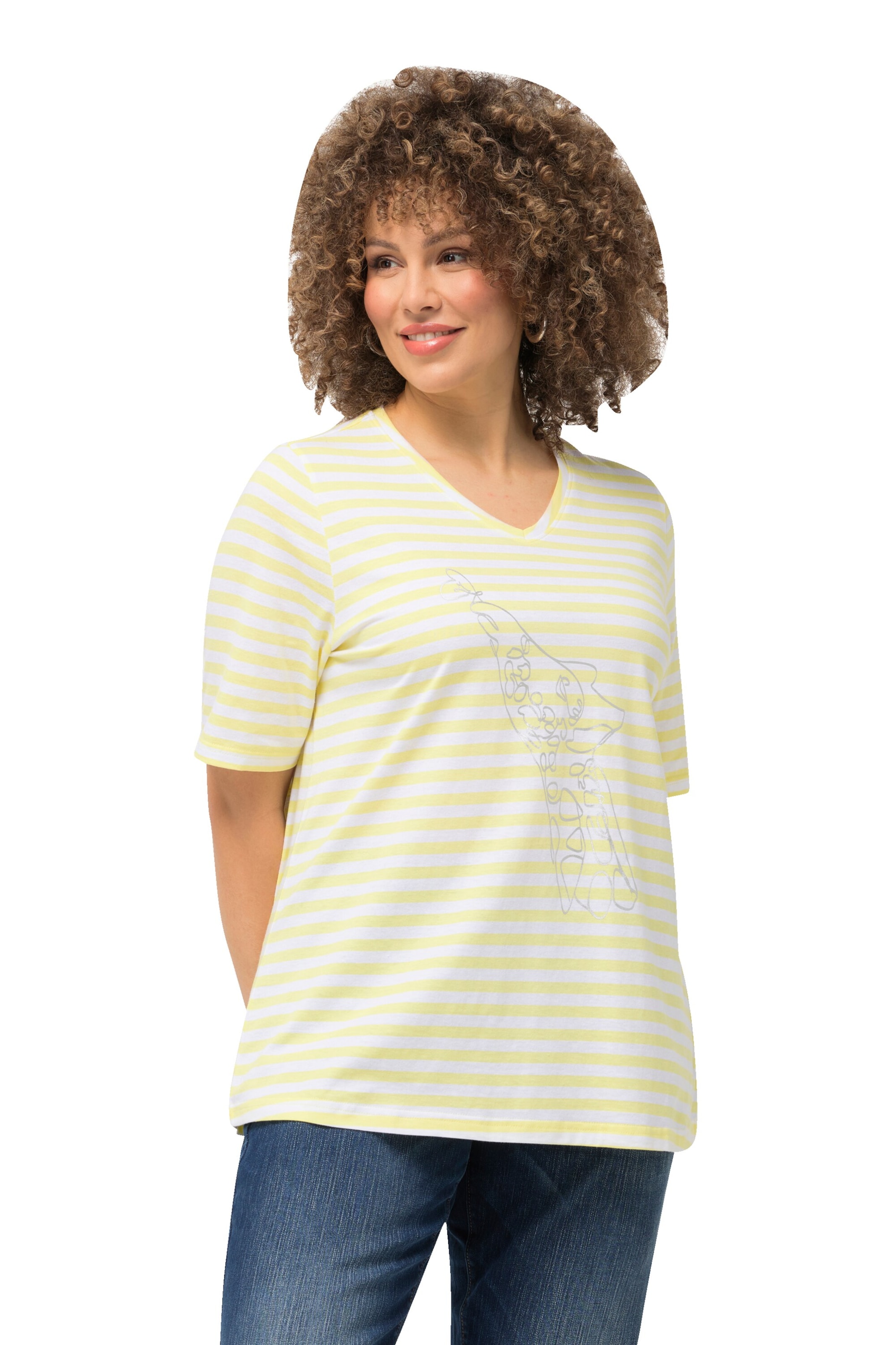 Ulla Popken Shirt in Gelb