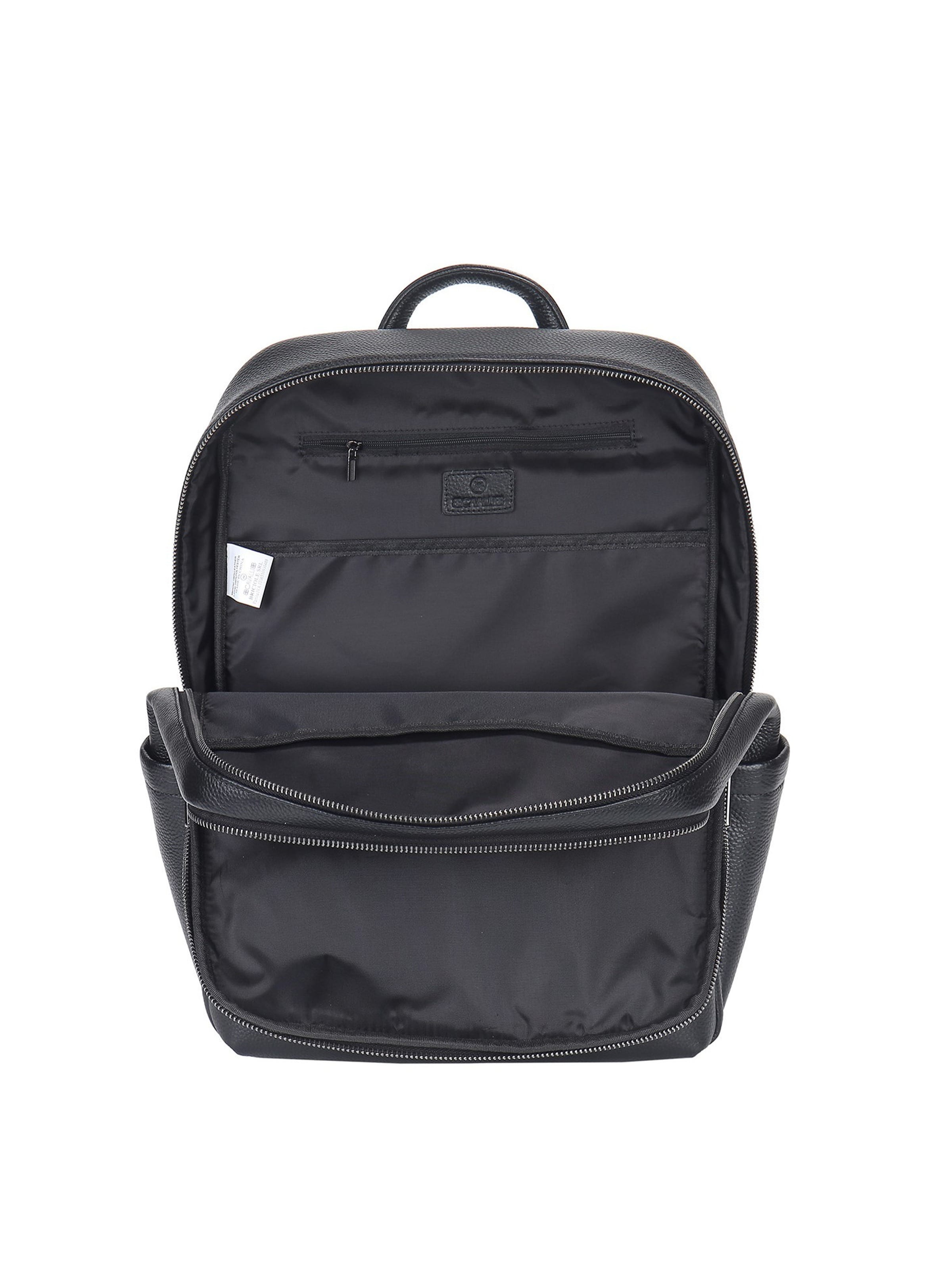 Zaino 'Zaino B Cavalli Vera Pelle Unisex 42x30x13 cm Chiusura Zip' di B. Cavalli in nero