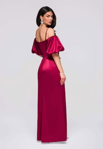 Ombre Evening dress in Red