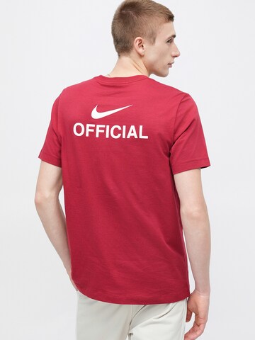 Nike Sportswear - Camiseta 'OFFICIAL' en rojo