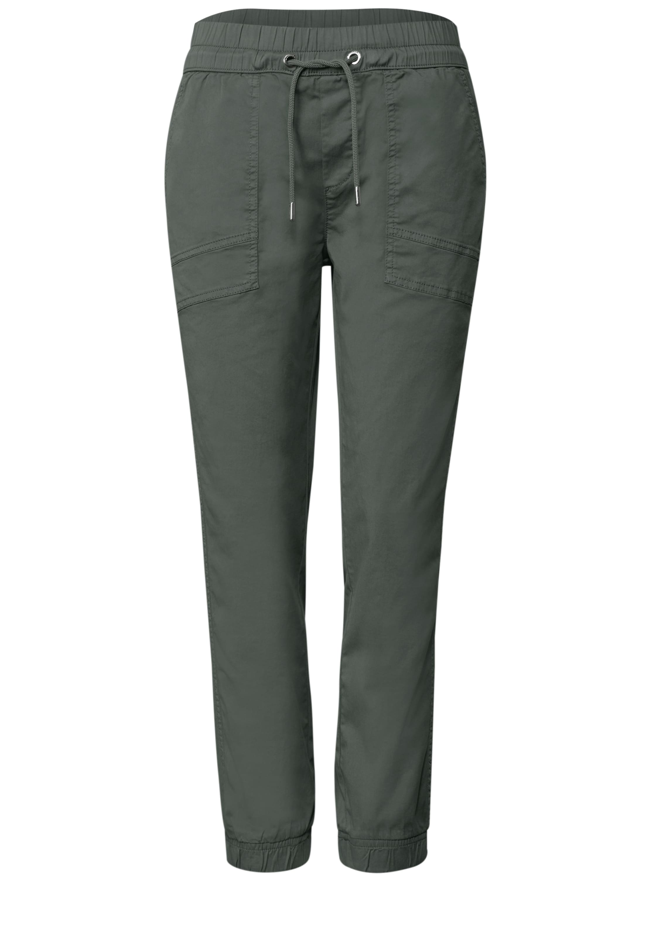STREET ONE Pants in Green: front