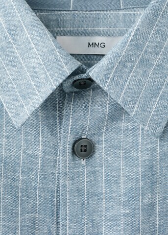 MANGO MAN Regular fit Button Up Shirt 'Rainier' in Blue