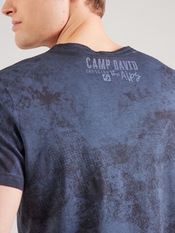 Maglietta di CAMP DAVID in blu