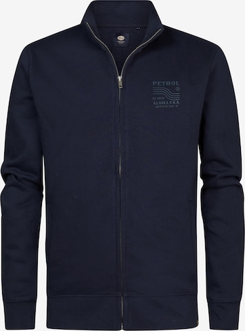 Veste de survêtement Petrol Industries en bleu : devant