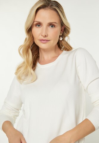 Pull-over 'Classic' usha BLACK LABEL en blanc