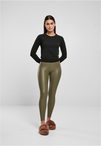 Urban Classics Skinny Leggings i grön