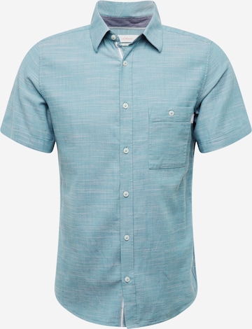 s.Oliver Button Up Shirt in Blue: front