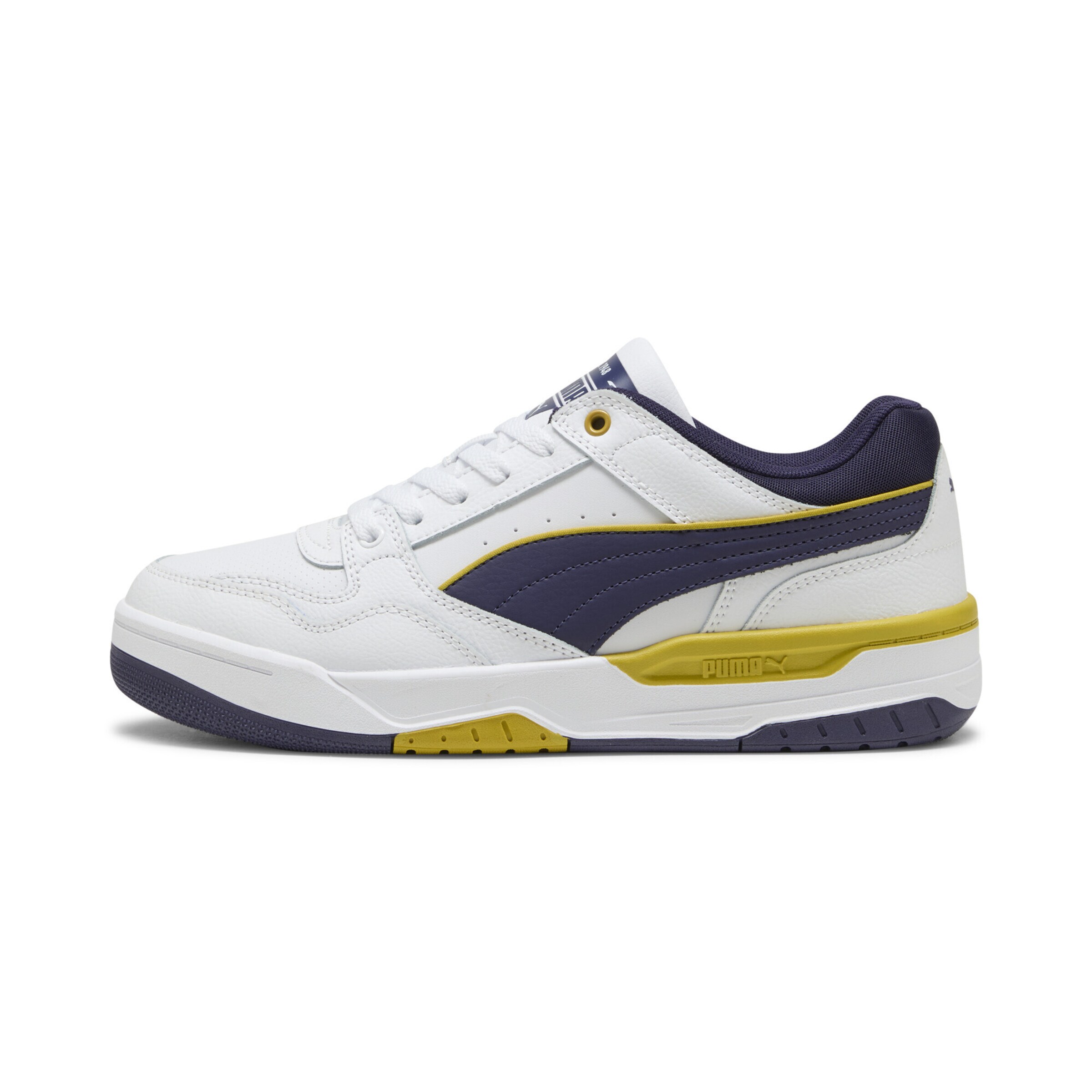 PUMA Sneaker low 'Rebound Retro' in limone / schwarz / weiß, Produktansicht