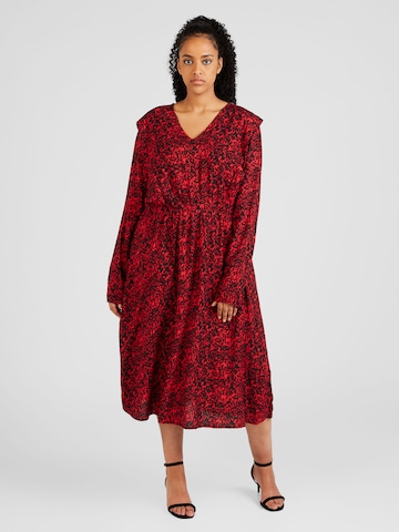 ONLY Carmakoma Dress 'SCARLETT' in Red: front