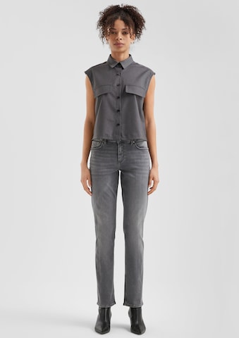 QS Slimfit Jeans 'Catie' in Grijs: voorkant
