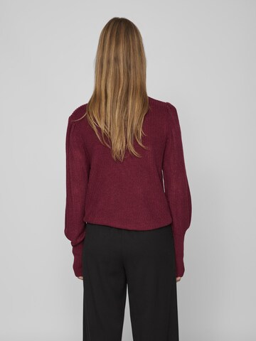 VILA Sweater in Red