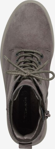 TAMARIS Lace-Up Ankle Boots in Grey