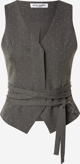 noar studios Top 'BELTED VEST' in de kleur Grijs, Productweergave