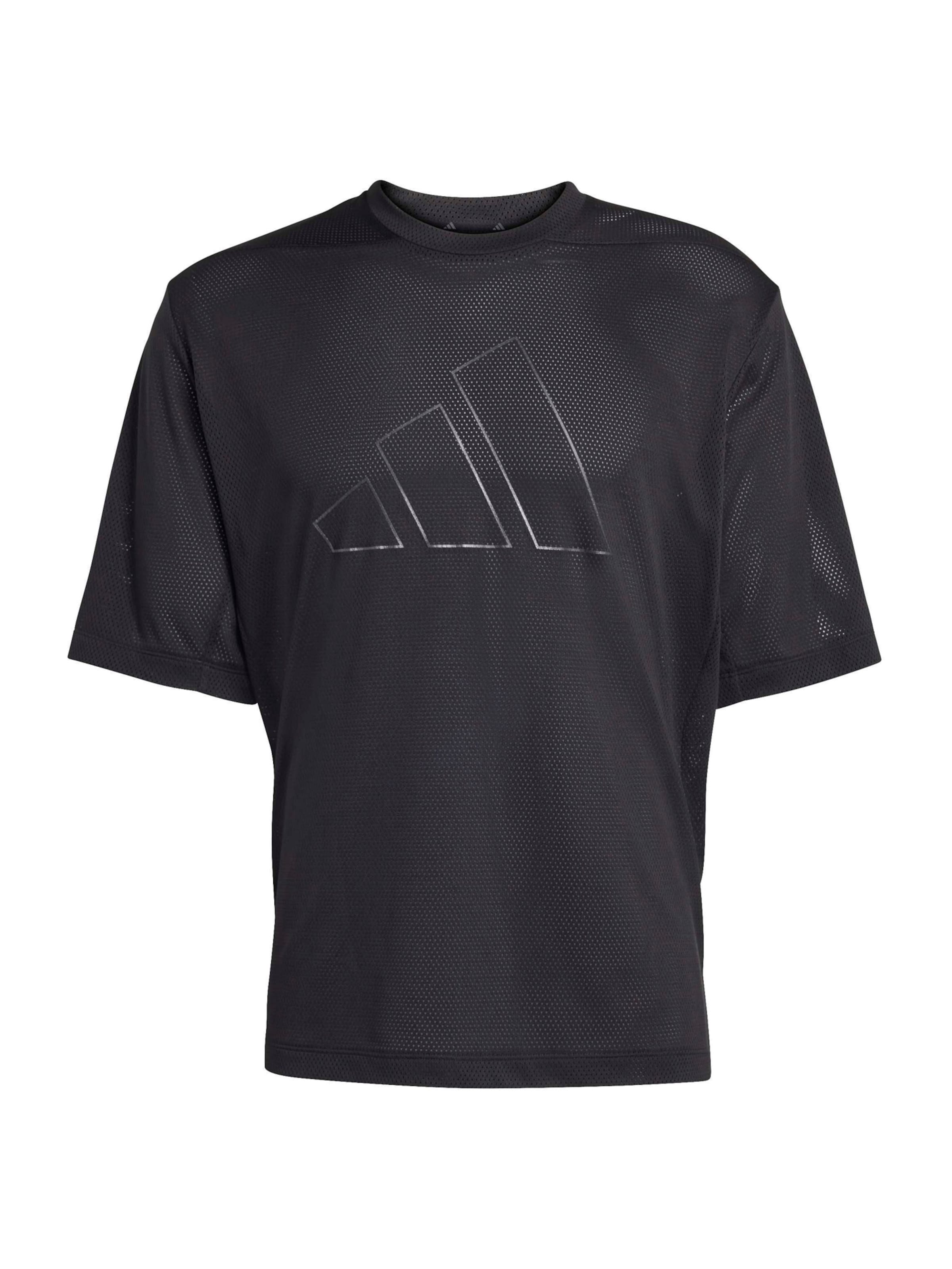 ADIDAS PERFORMANCE - Camiseta funcional en negro: frente