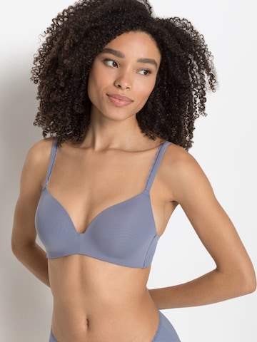 s.Oliver Push-up BH in Blauw: voorkant