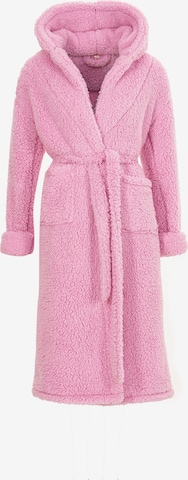Loungeable Bademantel in Pink: Vorderseite
