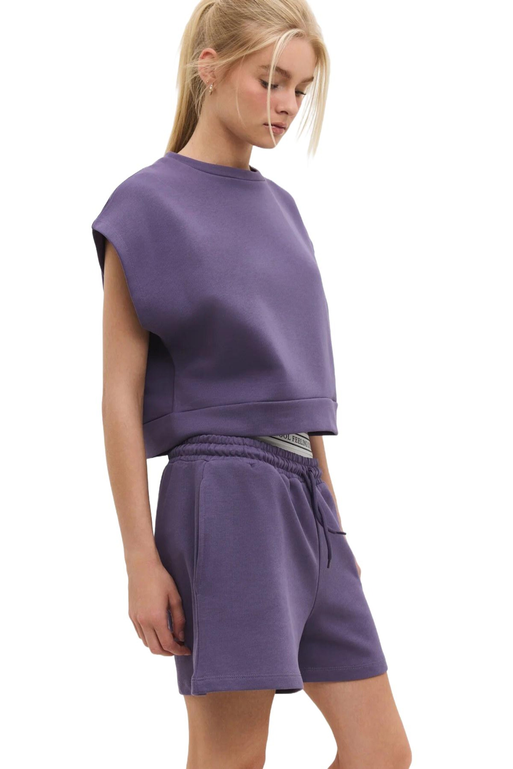 No Matter What Regular Broek in Lila: voorkant
