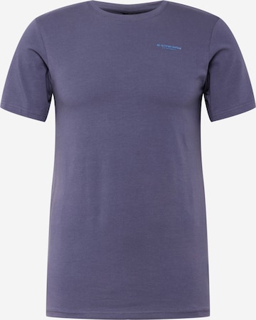 T-Shirt G-Star RAW en bleu : devant