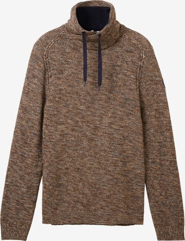 TOM TAILOR Sweater in Brown: front