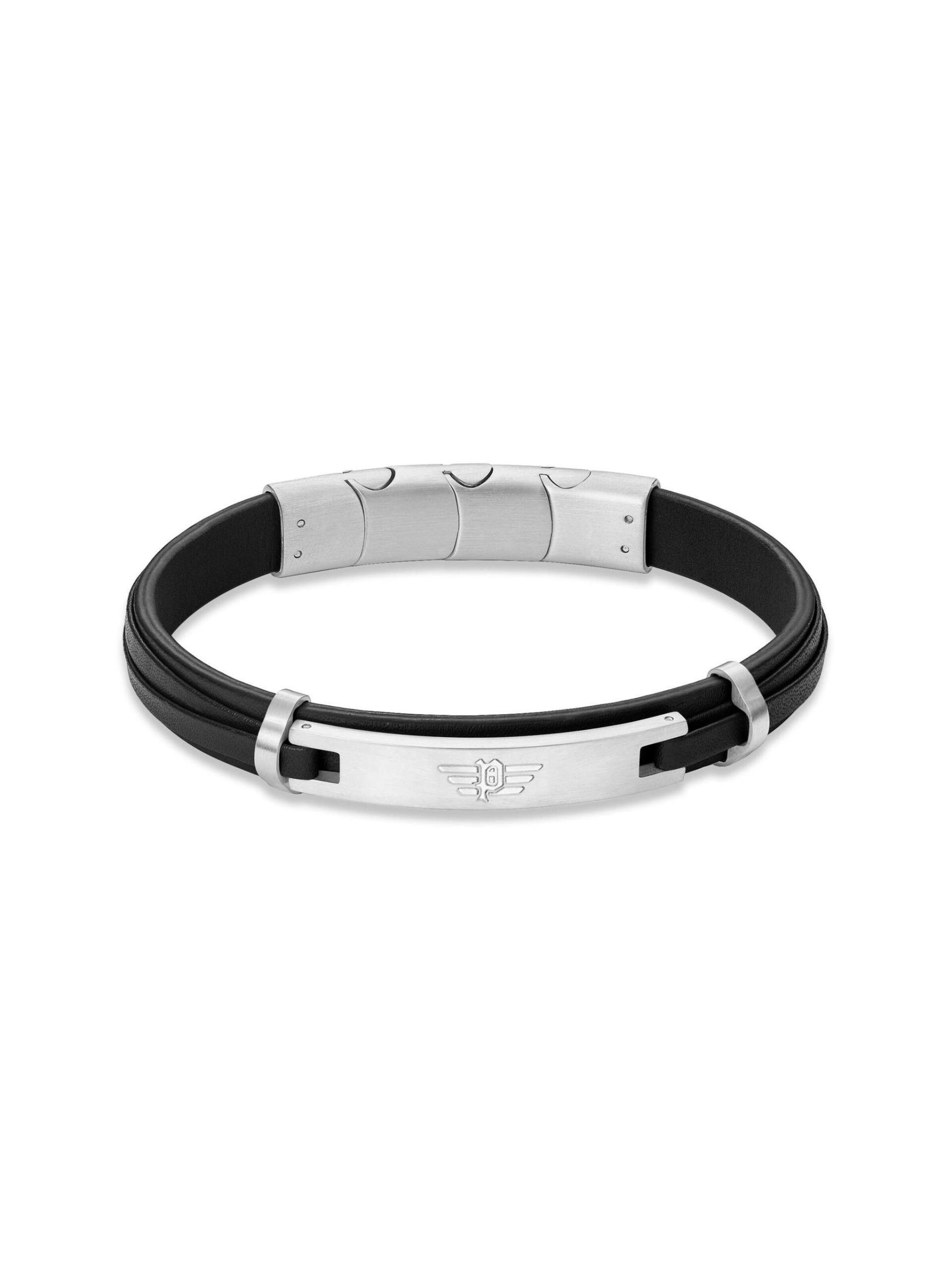 Bracelet 'Looper' POLICE en noir
