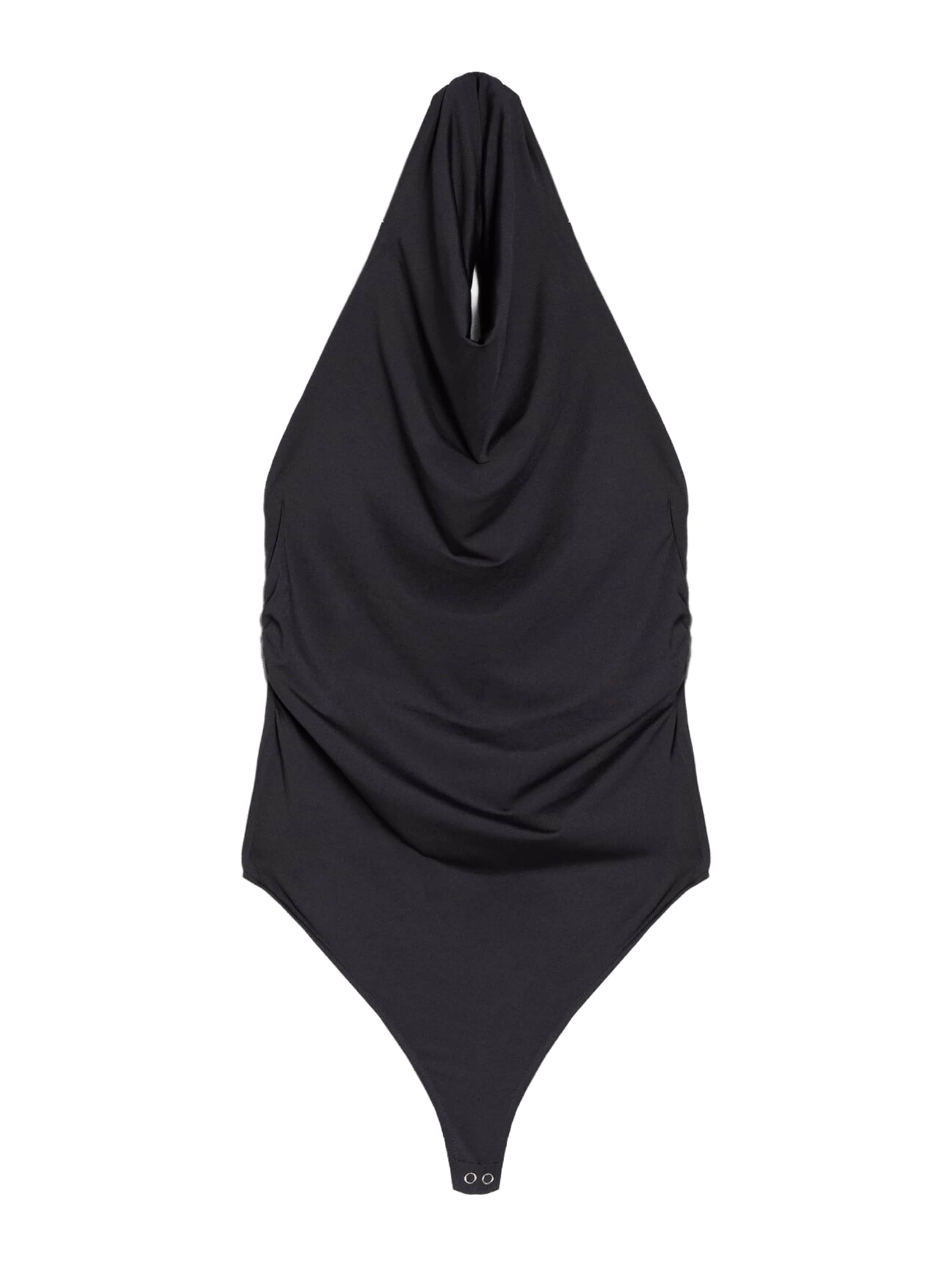 Shirtbody Bershka en gris : devant