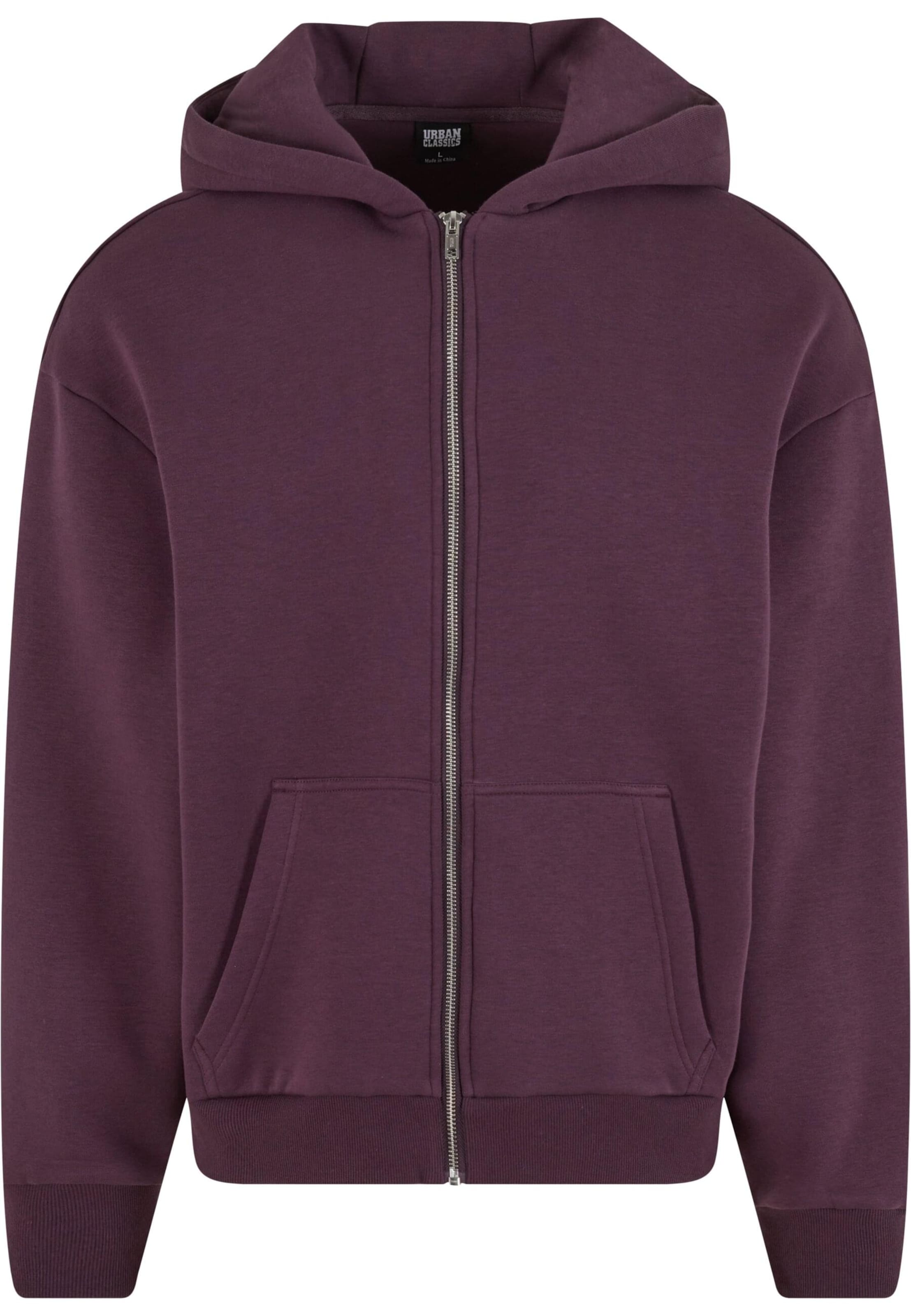 Veste de survêtement Urban Classics en violet : devant