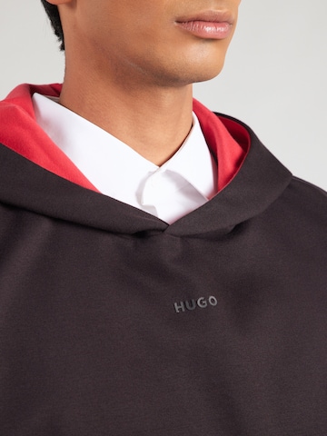 HUGO Sweatshirt 'Daneony' in Schwarz