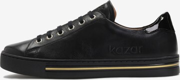 Sneaker bassa di Kazar in nero: frontale