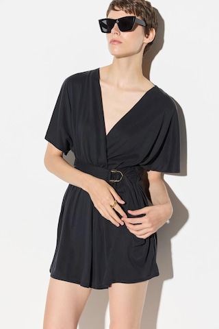 No Matter What Jumpsuit in Zwart: voorkant