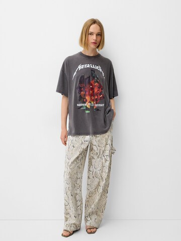 Maglietta di Bershka in grigio