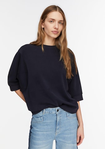 Sweat-shirt COMMA en bleu : devant