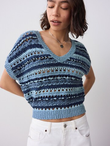 Next Trui in Blauw: voorkant