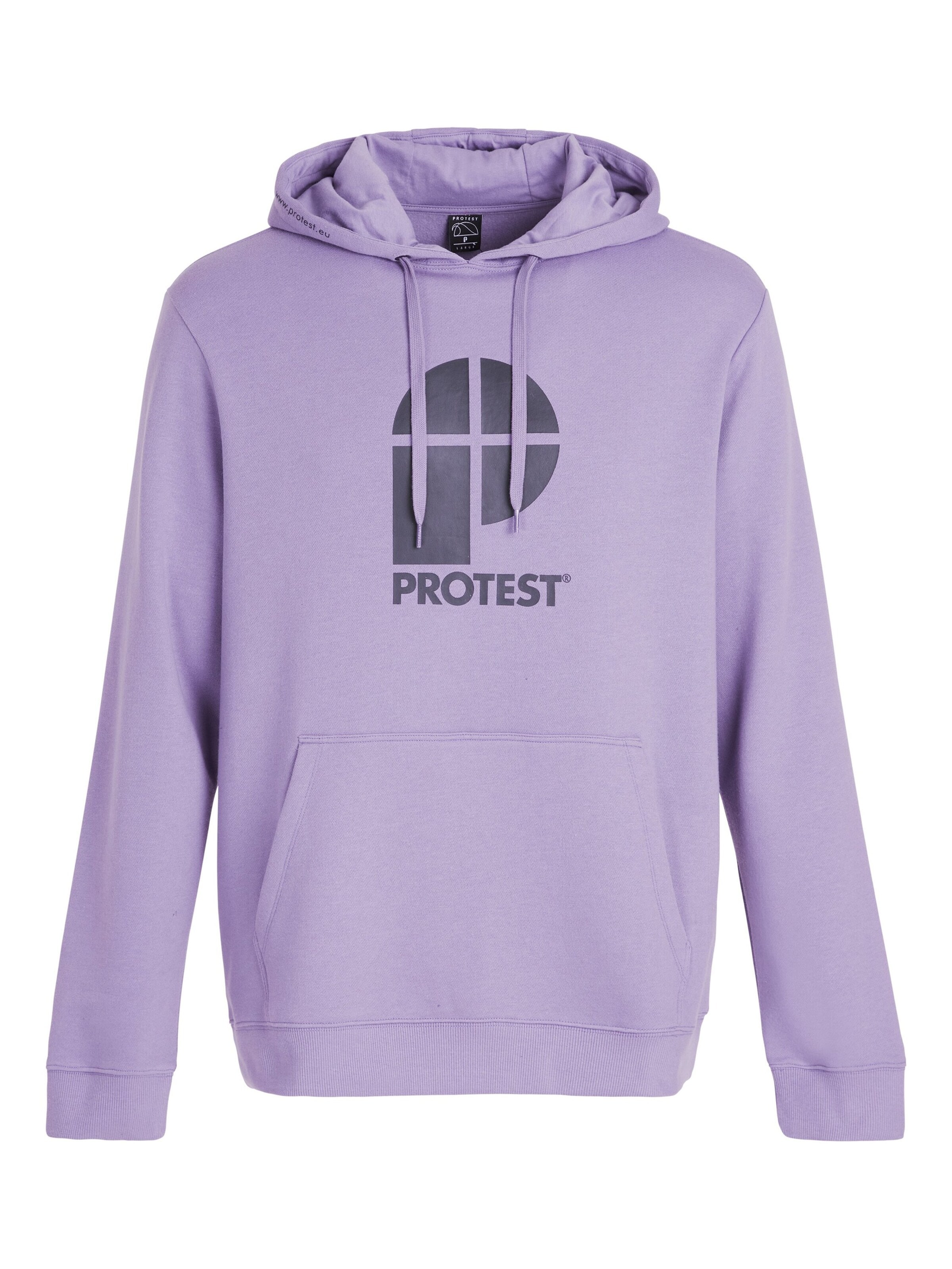Pull-over 'CLASSIC LOGO HOODY' PROTEST en violet : devant