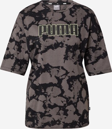 PUMA Performance Shirt 'Summer' in Black: front