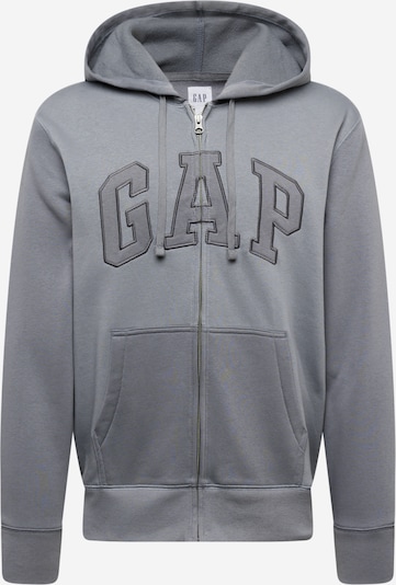 GAP Veste de survêtement 'HERITAGE' en gris / gris foncé, Vue avec produit