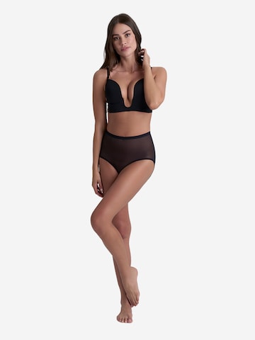 Slip scultant 'Forming Tulle Mid Waist Brief' Bye Bra en noir