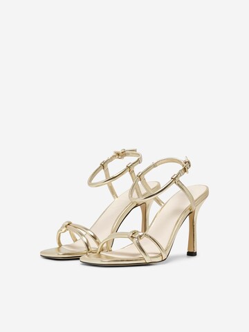 ONLY Sandalen met riem 'Alyx' in Goud