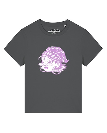 T-shirt 'Babe' Watapparel en gris : devant