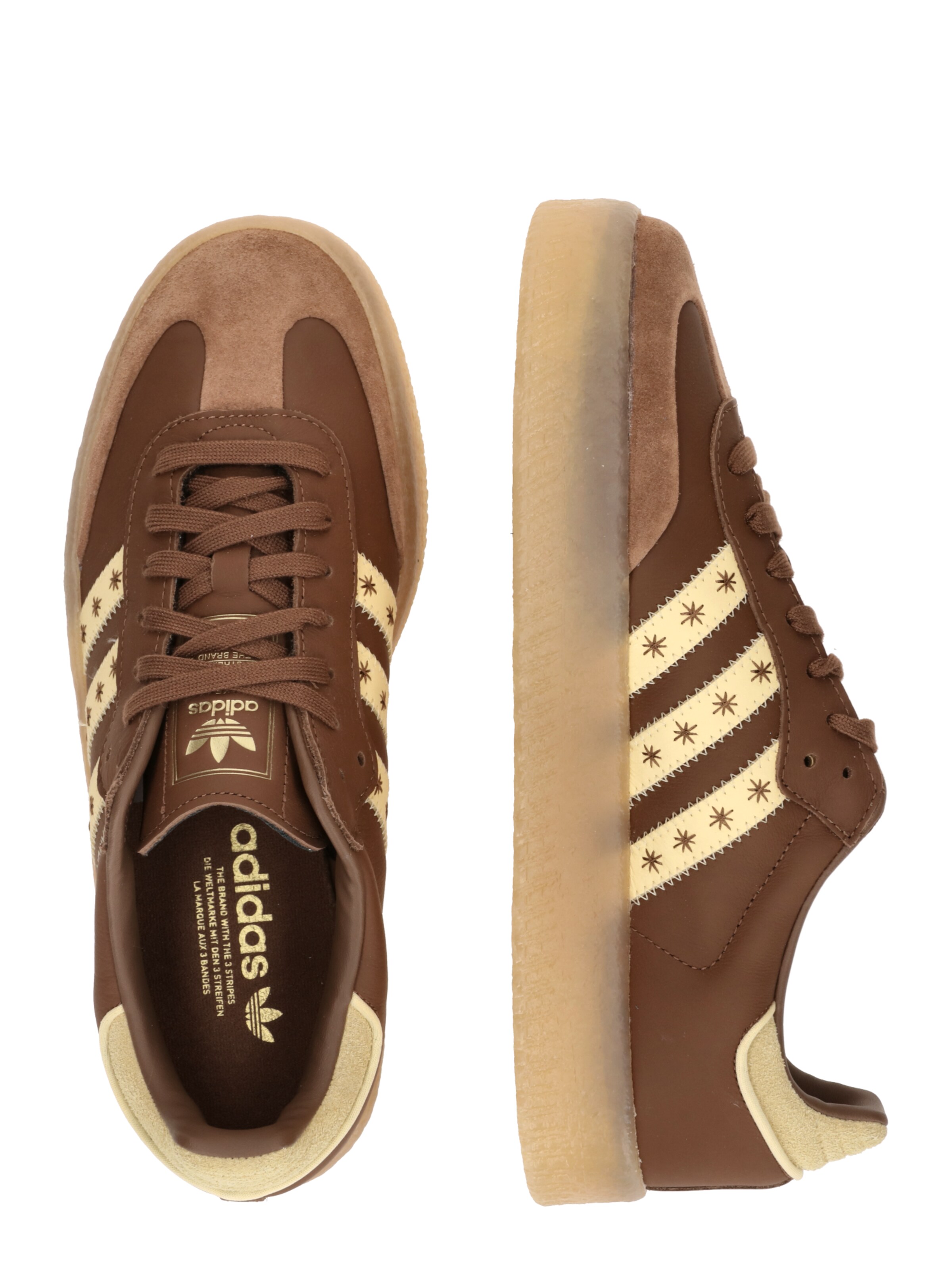 ADIDAS ORIGINALSNiske tenisice 'SAMBAE' - smeđa boja