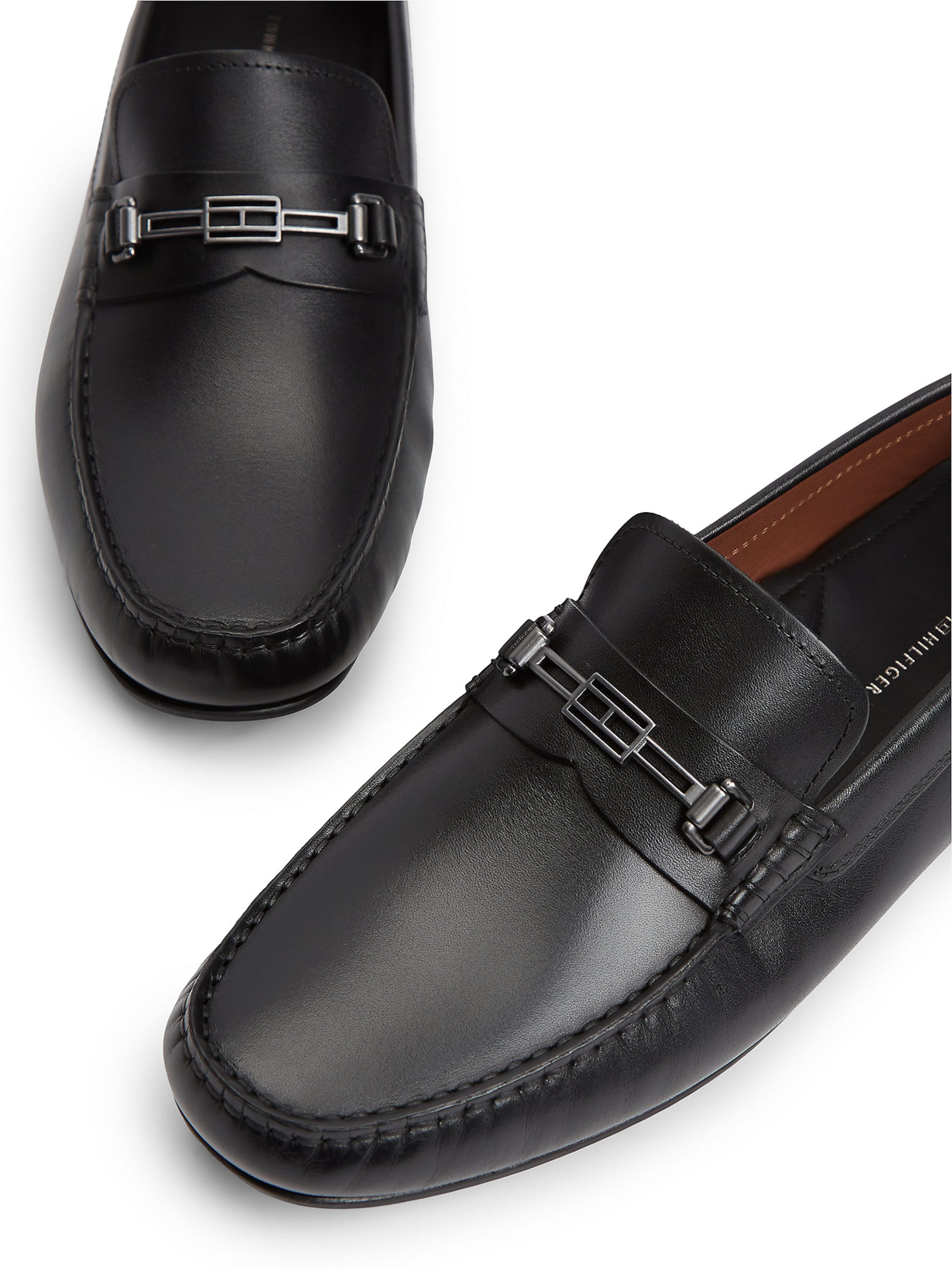 TOMMY HILFIGER Moccasins in Black